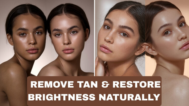 How to Remove Tan and Restore Skin Brightness Naturally