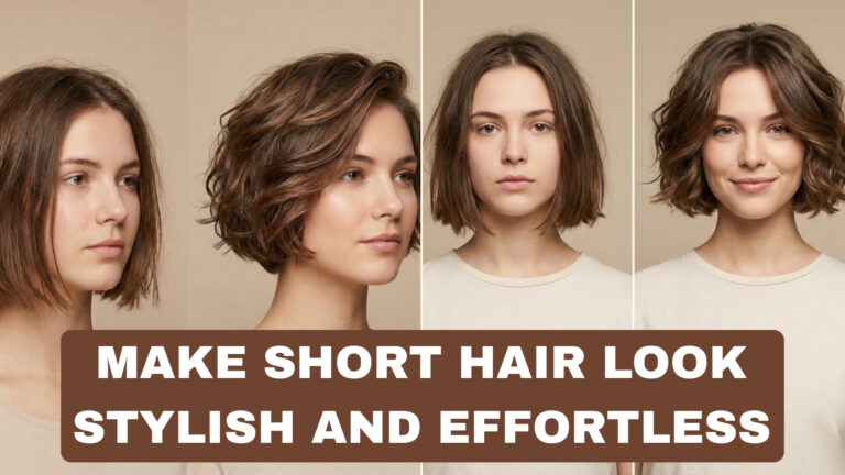 How to Make Short Hair Look Stylish and Effortless