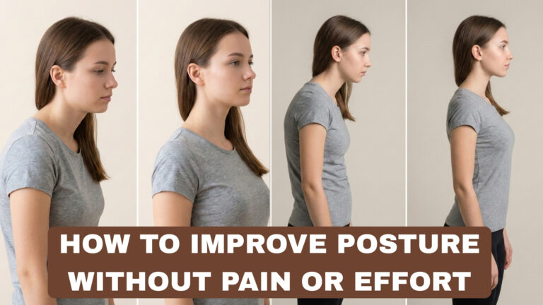 How to Improve Posture Without Pain or Effort