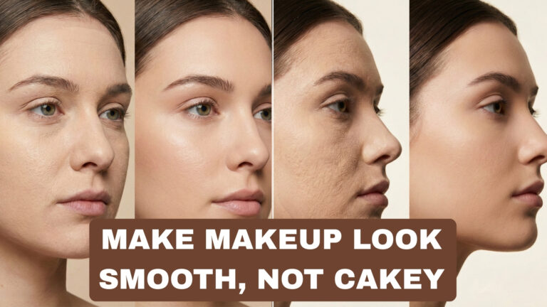 How to Make Makeup Look Smooth, Not Cakey